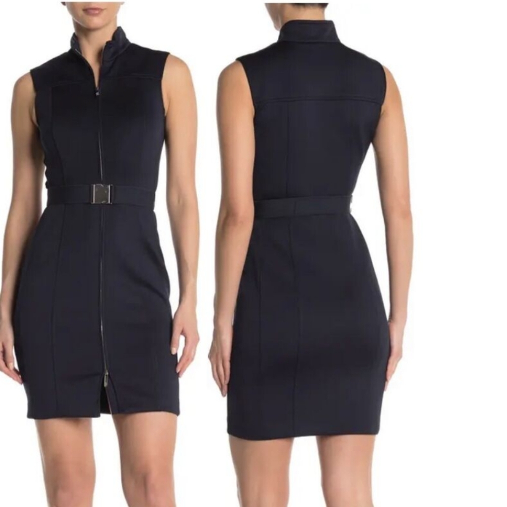 NWT Tommy Hilfiger LBD zip up dress